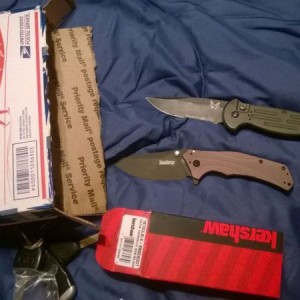 My SS gift, opened it with my benchmade to find a kershaw