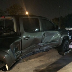 Someone slammed into me
