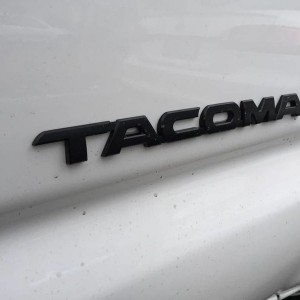 TRD Pro Tacoma Emblem