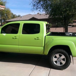 Plasti Dip Electric Lime Green with Pearlizer