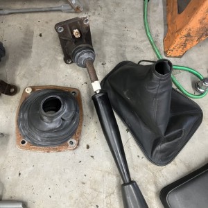 Regular cab shifter and boot assembly