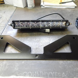 Hood scoop LED lightbar kit by C4Fab