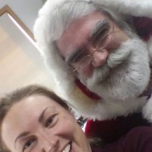 Santa & me