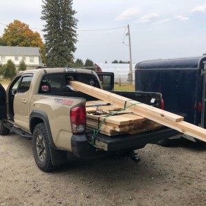 Bringing home my front deck!