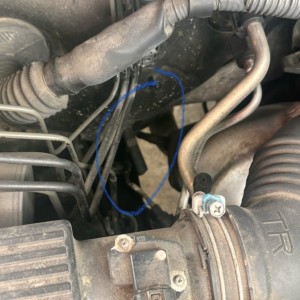 Leaking Part Top View