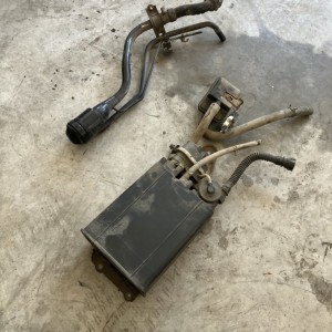 Evap fuel neck and gas cap