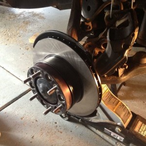 New rotors and pads today