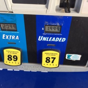 Gas is officially below $2!