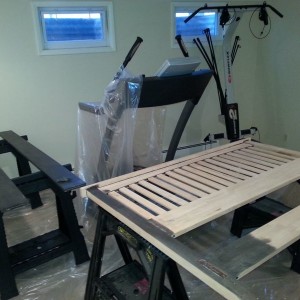 Repurposed the workout room..