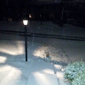 :woot: Finally some snow!