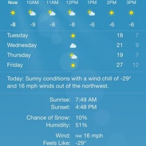 All the local schools are cancelled today. Pussies.