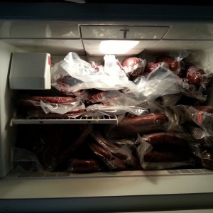 Freezer full of venison, woot!