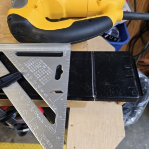 So Im cutting down these Earnst socket trays to fit the drawer and it plastic welded itself back together behind the blade.