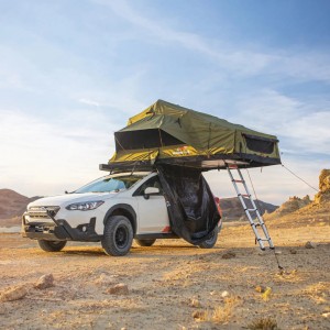 This shows how the tent usually sets up