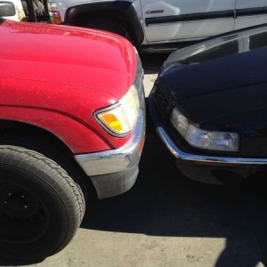Customer dropped off his car like this, old guy didn't even notice he 