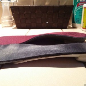 My prescription vs some otc insoles by powerstep. Both are for the right fo