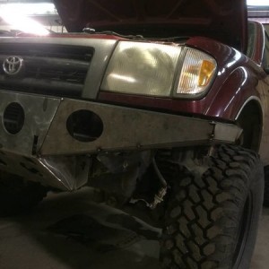 left side tacked