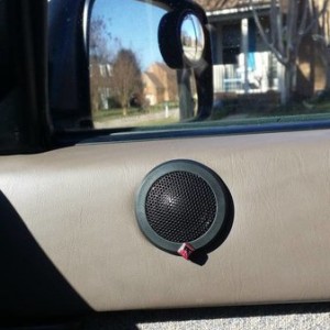 rockford Fosgate punch p165s speakers. tweeters mounted in door panel