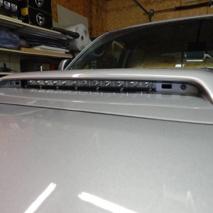 Hood scoop LED light/bracket by C4 Fab