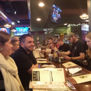 Tilted Kilt lunch with TW