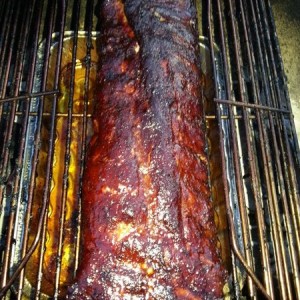 Gettin there. Guess I wasn't the only one with ribs on the brain today