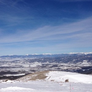 Ferris Bluebird's day off at Winter Park in CO. Not the best snow, but