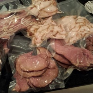 Smoked turkey and ham