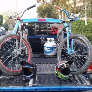 the bikes!