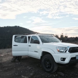 Angled View Off the Trail