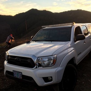 Sunset In The Mountains