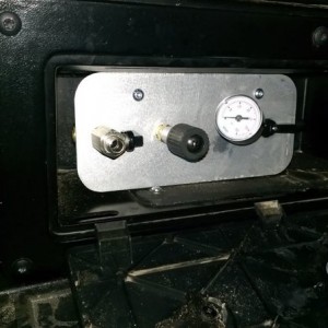 Air to Air Valve, Gauge and cegulator for Compressor in Bed