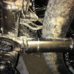 Here's one way to end a ride......