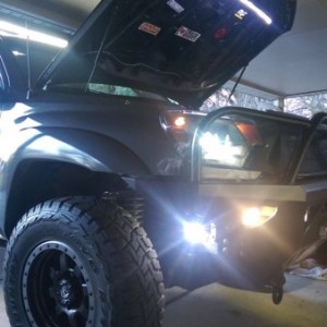 Anti Dark Under Hood LED Strip Install