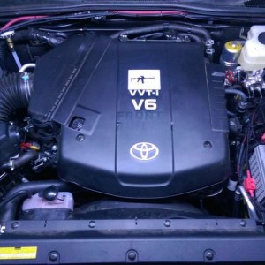 Under Hood LED Strip in the Dark