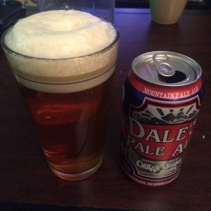 A nice cold dales pale ale...mountain biker friendly