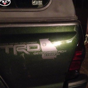 TRD bedside decal