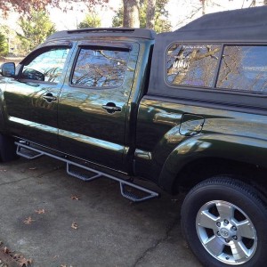 bed access N-fab 6-step nerf bars