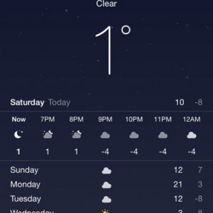 Too hot.