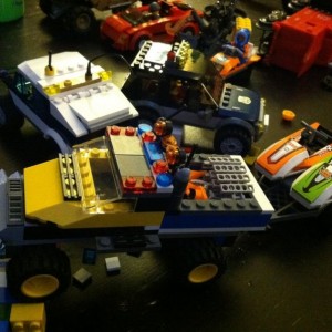 Doing some Lego wheelin'!