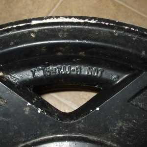 Used Toyota 15x7 Aluminium Rim.