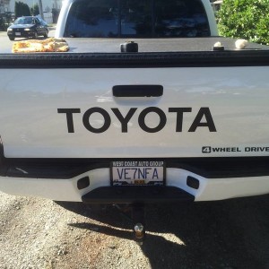 Retro Tailgate Vinyl