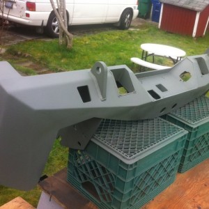 First coat of etching primer done