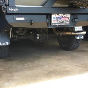 Cut mud flaps