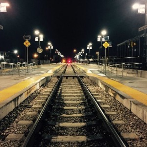 There should have been a train here.....but there was not.