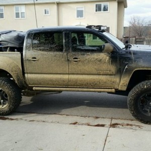 Snowy trails turn into muddy trails....