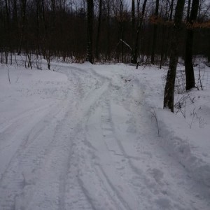 AT's and sugar snow do not mix! Glad I brought a shovel with to cut fi