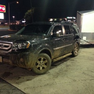 I gotta hand it to the pilot, we pulled out of the muddiest campground I&#0