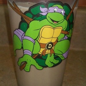 Perfect combo. Chocolate milk in tmnt fashion