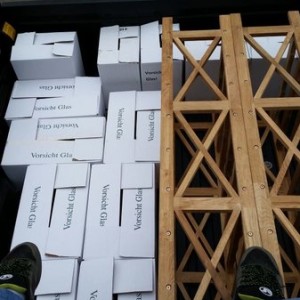 110 bottles of wine and cider and 10 bottles of xxx plus 2 racks. Oh my Lan
