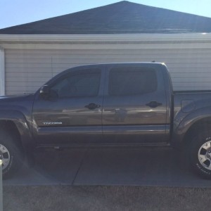 Needs bigger tires now...about .5 rake but turned out pretty good